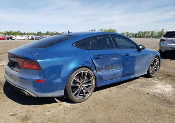 Audi RS7 cena 184000 przebieg: 65086, rok produkcji 2017 z Sianów małe 56